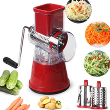 Load image into Gallery viewer, Multi-function rotary grater vegetable shredded potato machine vegetable grater manual cabbage kitchen knife kitchen tool