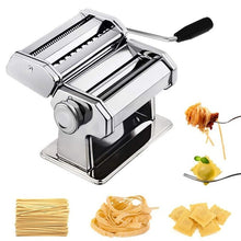 Load image into Gallery viewer, Noodle Pasta Maker Stainless Steel Nudeln Machine Lasagne Spaghetti Tagliatelle Ravioli Dumpling Maker Machine With Two Cutter
