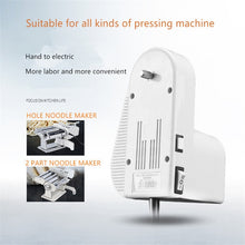 Load image into Gallery viewer, Noodle Pasta Maker Stainless Steel Nudeln Machine Lasagne Spaghetti Tagliatelle Ravioli Dumpling Maker Machine With Two Cutter
