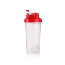 Load image into Gallery viewer, 600ml Protable Shaker Bottle Whey Protein Powder Gym Sports Bottle With Stirring Ball Leak Proof Lid Travel Outdoor Water Bottle
