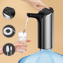 Load image into Gallery viewer, Automatic Electric Water Dispenser Pump Stainless Steel Gallon Portable Drinking Bottle Switch Smart Wireless Water Pump Hot
