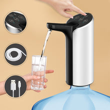 Load image into Gallery viewer, Automatic Electric Water Dispenser Pump Stainless Steel Gallon Portable Drinking Bottle Switch Smart Wireless Water Pump Hot
