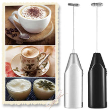 Load image into Gallery viewer, Electric Milk Frother Kitchen Drink Foamer Whisk Mixer Stirrer Coffee Cappuccino Creamer Whisk Frothy Blend Whisker Egg Beater
